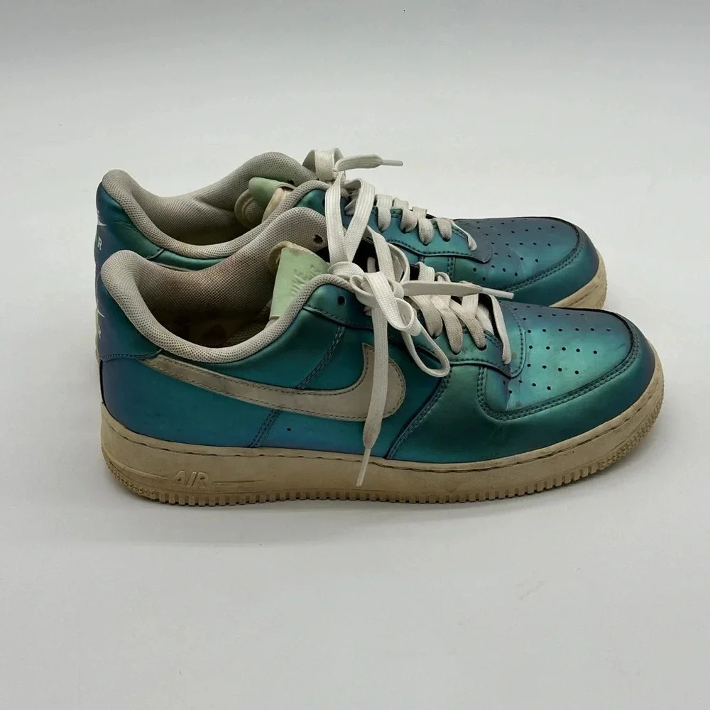Nike Air Force 1 '07 LV8 Fresh Mint Low Top Casual Sneakers Mens 8.5 823511-301‎